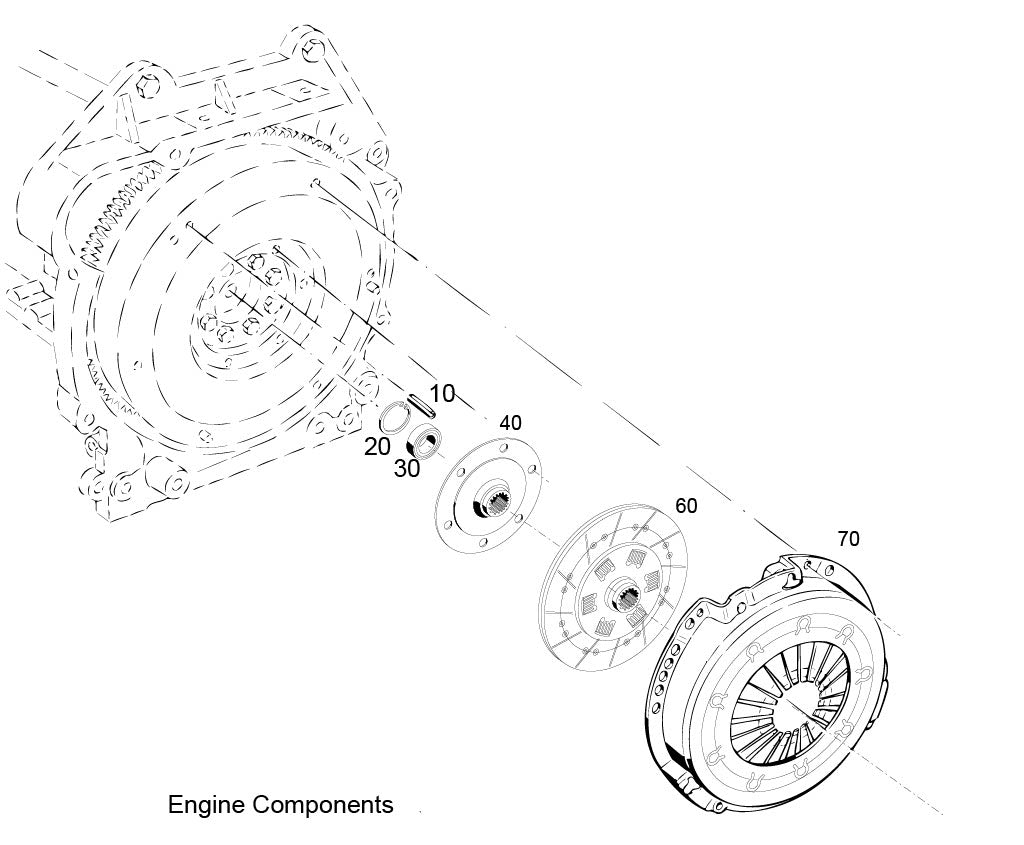 Holder C992 Clutch pressure plate