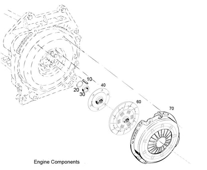 Holder C992 Clutch pressure plate