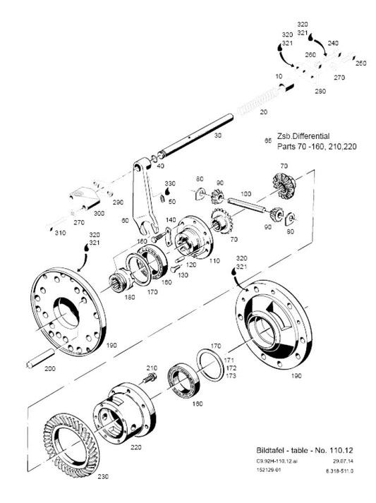 Differential for Holder C992