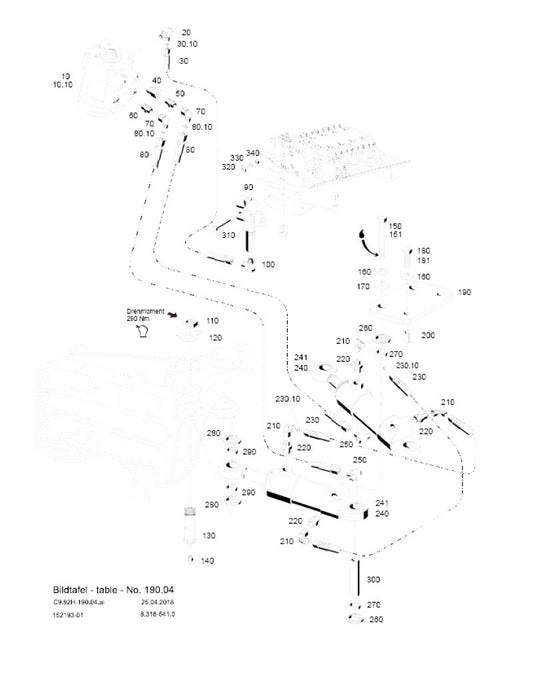 Steering Cylinder Angle Fitting for Holder C992