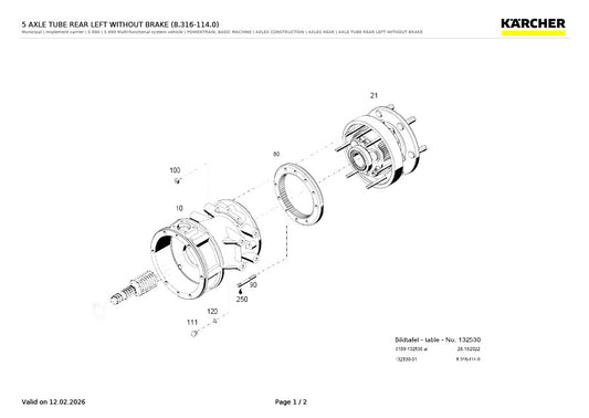 Front Axle Center Gear for Holder C992