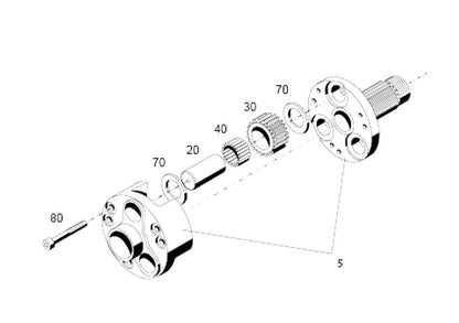 Front Axle Bolt for Holder C992